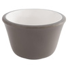 Bols pour trempettes, blanc et gris, lot de 6 pièces, MINI, 6x4 cm, 40 ml | APS 85240