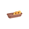 Corbeille en polypropylène GN LINE, rectangulaire, marron, GN 1/3, 33x18x7 cm | APS 40263