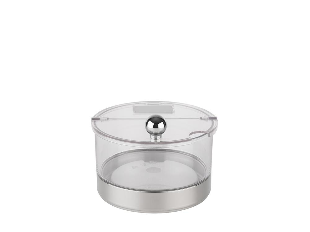 Petite coupelle rafraîchissante avec base en acier Mini TOP FRESH avec insert et couvercle, 15 x 11,5 cm | APS 11810