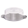 Plateau pour gâteaux et tartes avec couvercle 30x11 cm, acier inoxydable, avec couvercle | APS 65