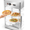 Vitrine chauffante pour pizza à 3 niveaux, 97 l, 0,8 kW | FORGAST FG09603