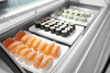 Vitrine réfrigérée pour sushi, 63 l, LED, 3-7°C, 130,7x45x33 cm | HENDI 233757
