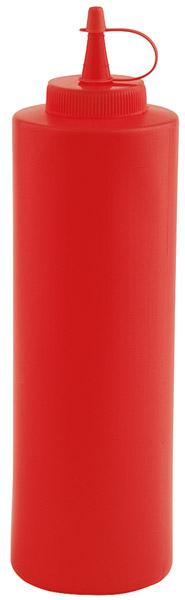 Distributeur pour sauces froides avec bouchon, rouge, 650 ml | APS 93156