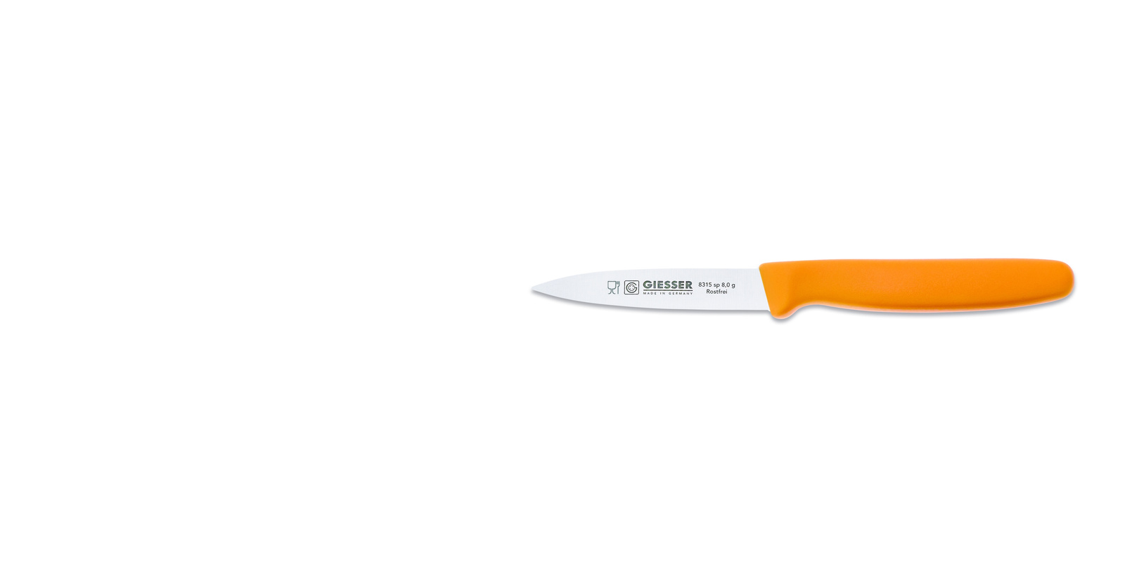 Couteau d’office - 8 cm, jaune | GIESSER MESSER 8315 sp 8,0 g