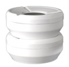 Cendrier GLEAM, mélamine, blanc, 10x4 cm | APS 83610