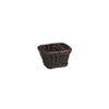 Panier en polypropylène GN LINE, rectangulaire, noir-marron, GN 1/6, 18x16,5x10,5 cm | APS 40247