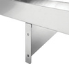 Étagère suspendue simple en acier inoxydable 90x30x18 cm | YATO YG-09040