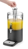 Distributeur de jus, 4 l UNIQ, conçu par Robert Bronwasser, noir, 315x211x(H)431mm | HENDI 425008