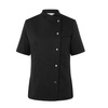 Veste de cuisine femme Greta noire | KARLOWSKY JF 4-1