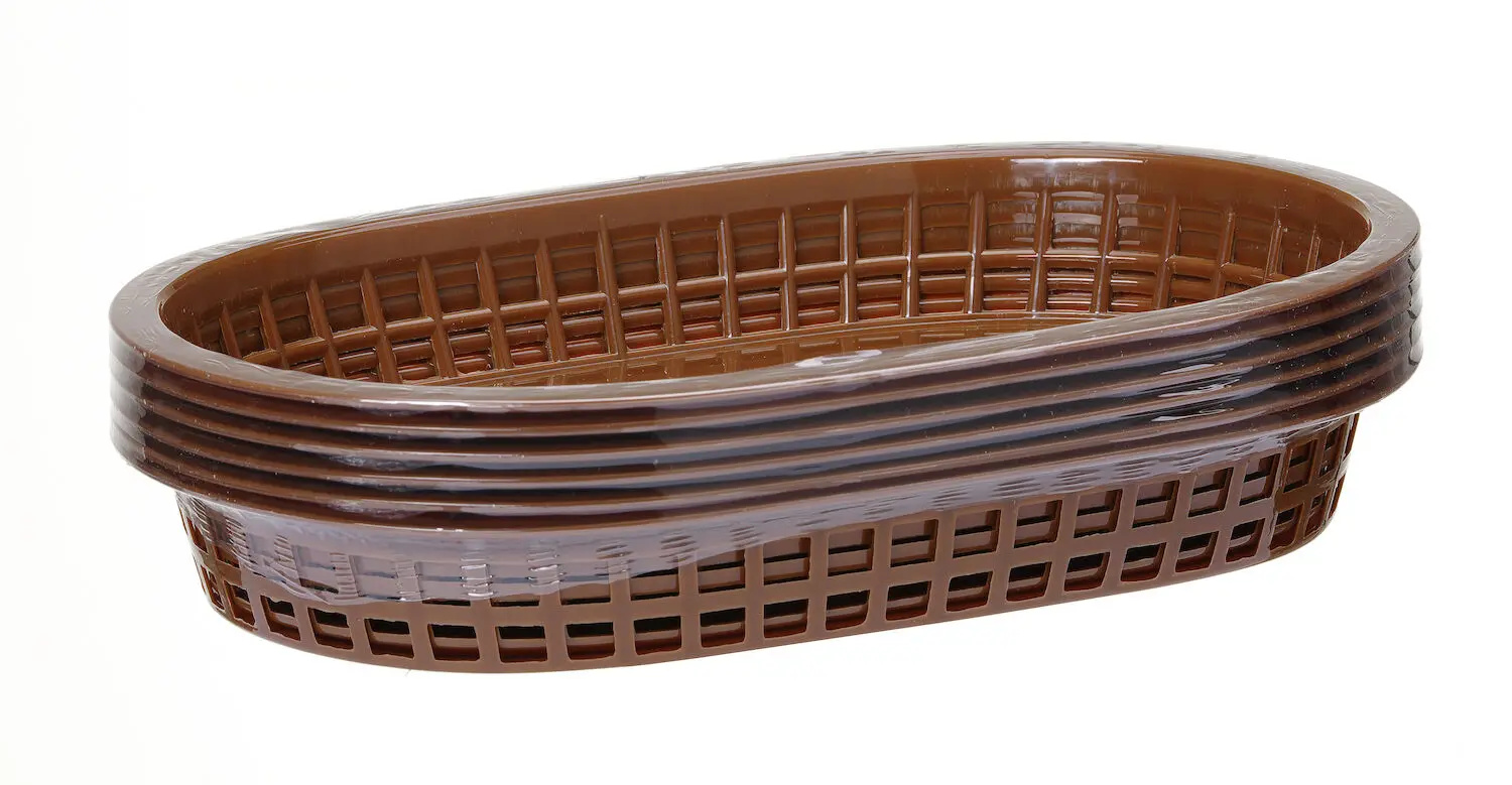 Panier à pain brun, 6 pcs | HENDI 426296