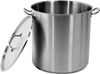 Casserole haute en acier inoxydable - cap. 71,6 l avec couvercle | YATO YG-00009