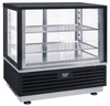Vitrine réfrigérée de présentation 2x GN 1/1, 60 l, noire, refroidissement dynamique, 0.16 kW, 230 V | ROLLER GRILL CD 600