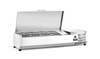 Surmeuble réfrigéré avec couvercle, 4 GN 1/3, 120x33,5x42,5 cm, 0,18 kW | HENDI 233948