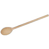 Cuillère en bois ovale pour poêles en téflon, longueur 35 cm | CONTACTO 832/035