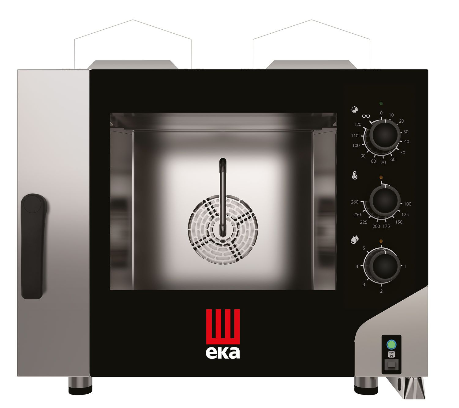 Four mixte à convection gaz Millenial Smart Bakery 4x600x400 | TECNOEKA MKF464GS