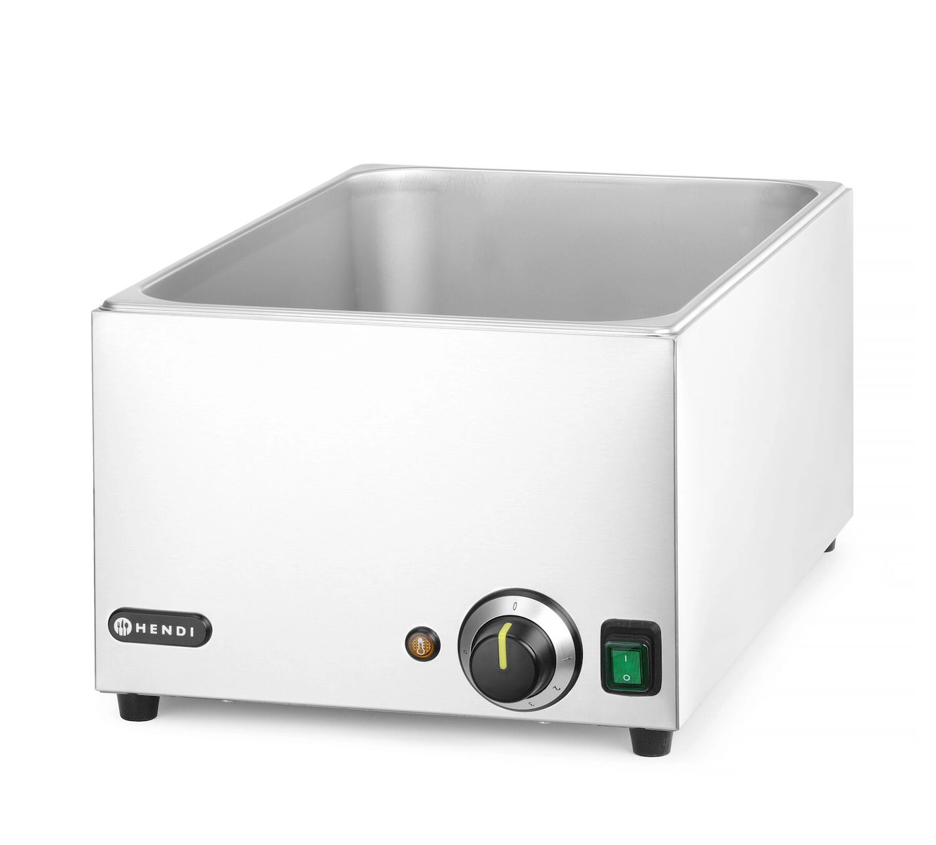 Bain-marie de table RANGER 3 x GN 1/3, sans robinet, 1 kW, 230 V | HENDI 238967