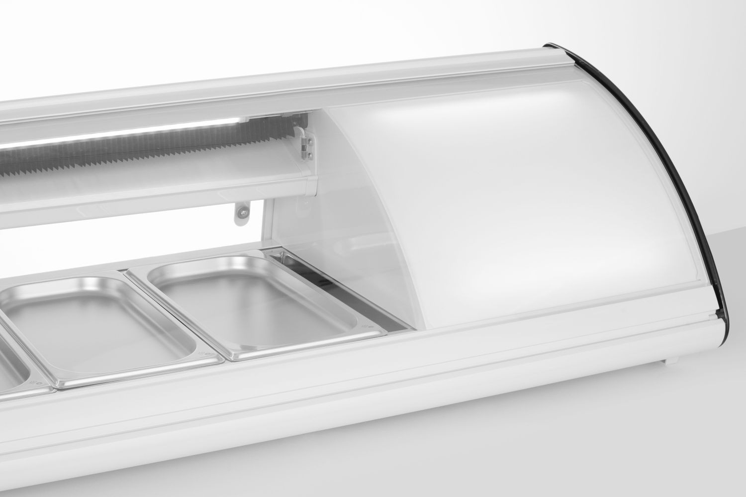 Vitrine réfrigérée pour sushi, 63 l, LED, 3-7°C, 130,7x45x33 cm | HENDI 233757