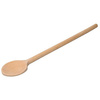 Cuillère en bois ronde pour poêles en téflon, 30 cm | CONTACTO 833/030