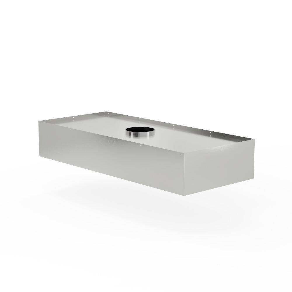 Hotte centrale en acier inoxydable 150x90 cm | FORGAST