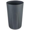Gobelet réutilisable TO GO, haut, gris, 8.5x13.5 cm, 400 ml | APS 66912