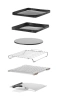 Four convection-micro-ondes CombiTurbo, 18 L, noir, 230 V / 3000 W | HENDI 281277