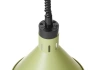Lampe chauffante suspendue pour plats, conique, vert, 230V/250W | HENDI 273920