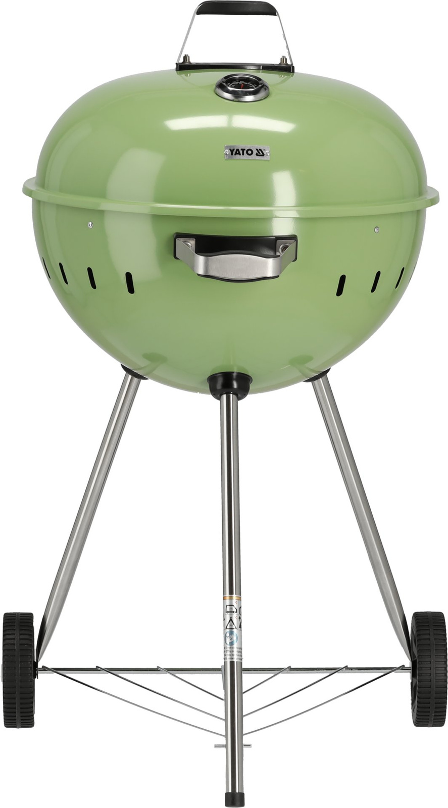 Grill à charbon, rond, ø 54 cm, vert | YATO YG-20303