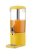 Distributeur de jus, UNIQ, conçu par Robert Bronwasser, 8L, jaune, 318x216x(H)532mm | HENDI 425039