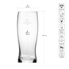 Verres à bière XNO BEER TUMBLER 390 ICE, 390 ml, lot de 6 pièces | KROSNO GLASS F684756033043830