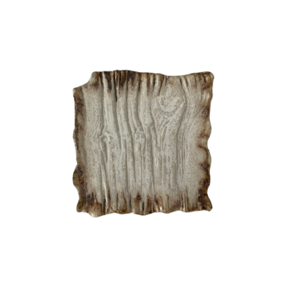 Assiette plate rectangulaire Moku dolomite 21 x 21 cm | KERA CERAMIKA 16.3/C.DOL