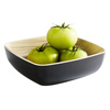 Bol FRIDA, mélamine, noir - beige, 16,5x16,5x5,5 cm, 850 ml | APS 84559