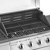 Gril à gaz de jardin avec armoire et brûleur latéral, nombre de brûleurs 4+1, 17,4 kW | FORGAST FG09108