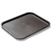 Plateau fast-food brun, polypropylène, 45x35 cm, rectangulaire | FORGAST FG12536