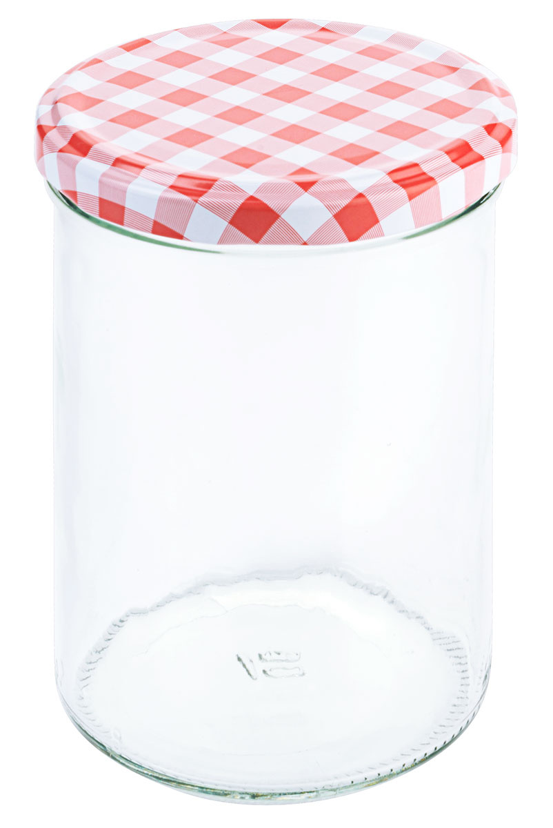 Bocaux avec couvercle 435 ml, lot de 6 pièces, hauteur 12 cm | CONTACTO 2705/440