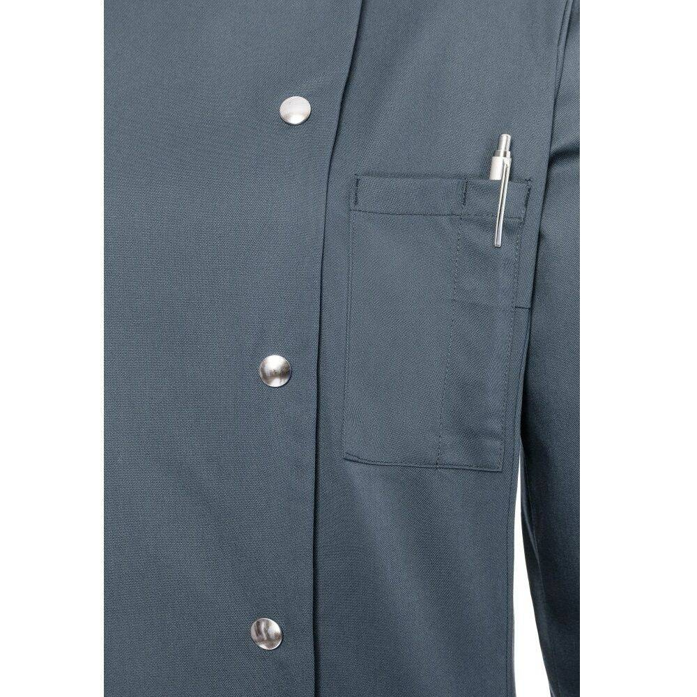Veste de cuisine femme Larissa anthracite | KARLOWSKY JF 3-5