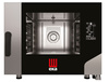 Four mixte à convection vapeur électrique Millenial Black Mask Bakery 4x600x400 | TECNOEKA MKF464BM