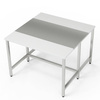 Table de travail centrale avec 2 éléments de découpe 140x140x85 cm | FORGAST