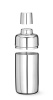 Shaker 3-pièces Cobbler, noir, acier inoxydable, 500 ml, haut. 20 cm | BAR UP 596999