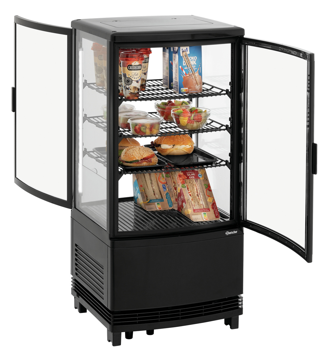 Vitrine réfrigérée Mini 75L2T noire | BARTSCHER 700387