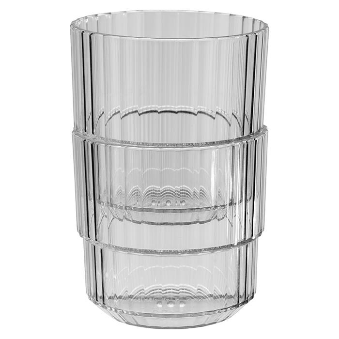Verre en tritan LINEA, couleur grise 220 ml, 8.5x8 cm, lot de 48 pièces | APS 10566
