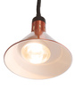 Lampe chauffante pour plats suspendue, couleur cuivrée, 27,5 cm, 0,25 kW | HENDI 273876