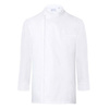 Chemise de cuisine Basic à manches longues blanche | KARLOWSKY BJM 4-3