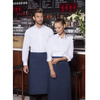 Tablier bistro Ibiza 110 x 90 cm bleu marine | KARLOWSKY BSS 3-10-pces