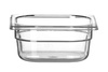 Récipient GN 1/6 prof. 6,5 cm en polycarbonate | HENDI 861738