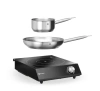 Cuisinière à induction 3,5 kW, 230 V + casserole + poêle | HENDI 239889
