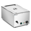 Bain-marie électrique de table GN 1/1 15 cm avec robinet de vidange | FORGAST FG09801