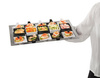 Bol pour amuse-bouche FLYING BUFFET, mélamine, noir, 12x9,5x3 cm | APS 83879
