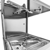 Lave-vaisselle gastronomique à capot avec pompe de vidange, commande manuelle, doseur de produit de lavage, 11,25 kW, 400 V | FORGAST FG00213