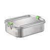 Boîte à lunch LUNCHBUDDY, acier inoxydable, 22.5x16.5x6.5 cm, 1.4 l | APS 66902