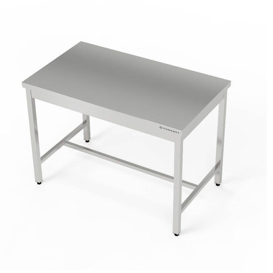 Table de travail centrale en acier inoxydable 100x80x85 cm | FORGAST